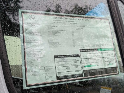 2026 Mercedes-Benz Sprinter 2500 Standard Roof I4 Diesel HO 144" AWD