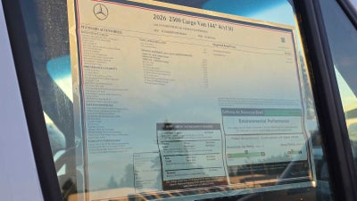 2026 Mercedes-Benz Sprinter 2500 Standard Roof I4 Diesel 144" RWD