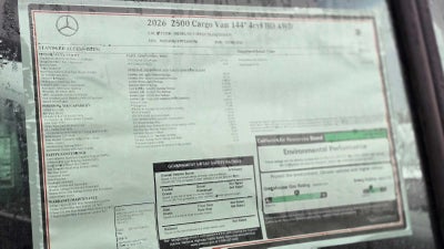 2026 Mercedes-Benz Sprinter 2500 Standard Roof I4 Diesel HO 144" AWD